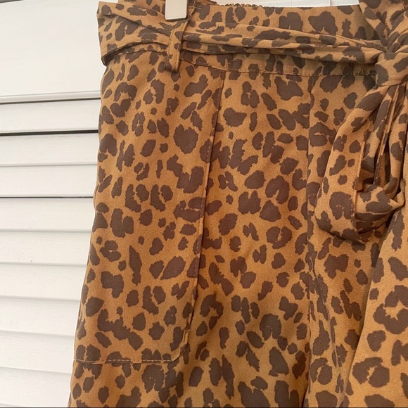 A New Day Print High-Rise Tie Waist Shorts NWT - Picture 4 of 5